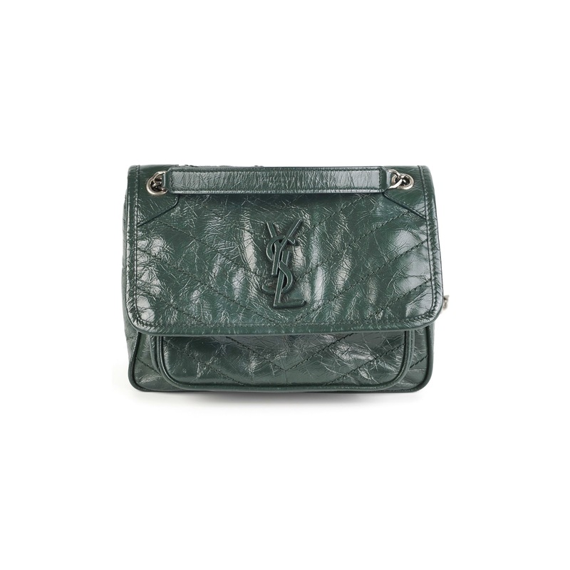 Deal of the Week- Saint Laurent Niki Baby Green Shoulder Bag