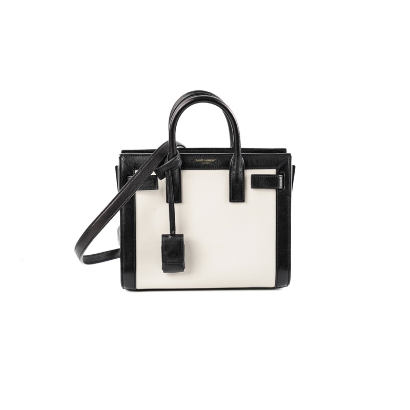 Saint Laurent Nano Sac de Jour Black/White