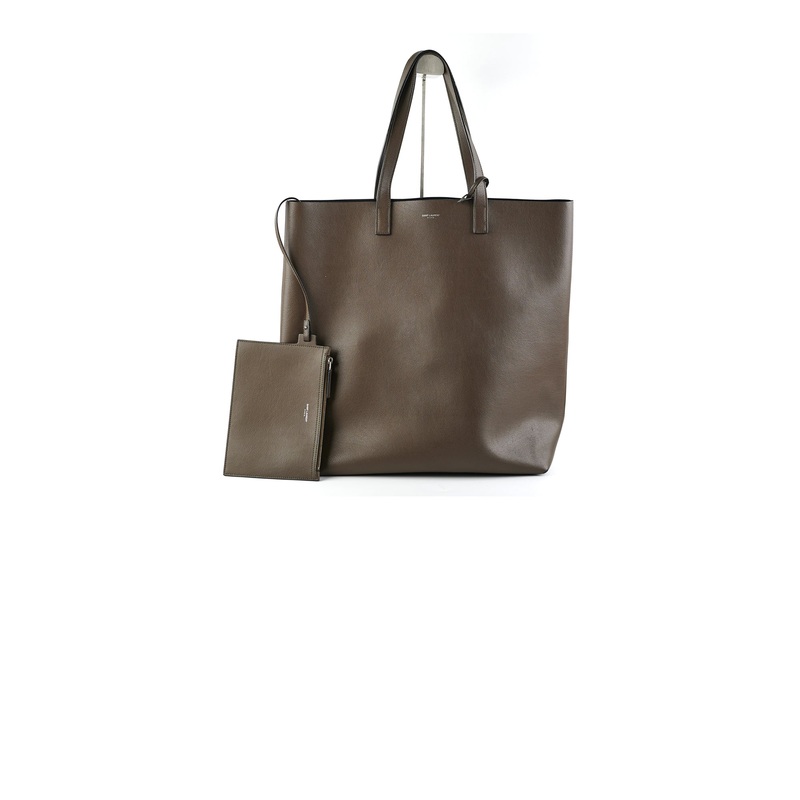 Saint Laurent Olive Green/Grey Tote