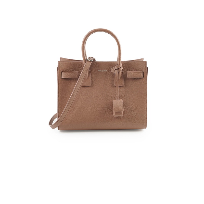 Saint Laurent Sac De Jour Baby Pink/Dark Beige