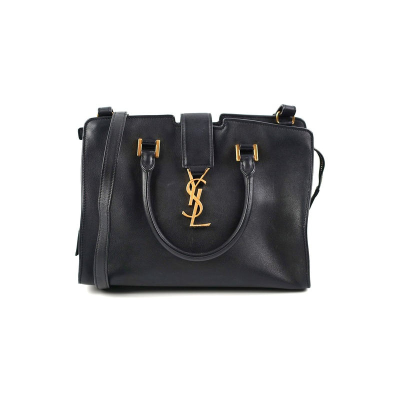 Saint Laurent Toy Cabas Black Shoulder Bag