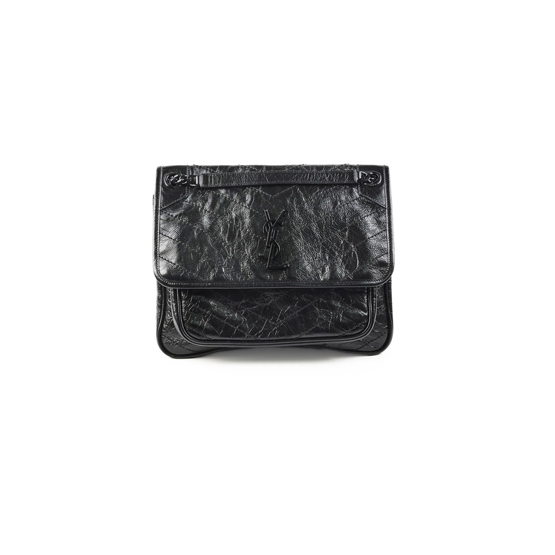 Saint Laurent Niki Medium Black Vintage Leather