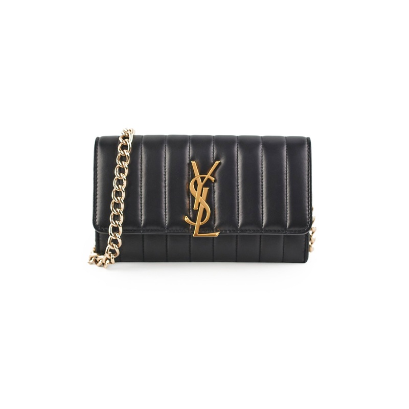 Saint Laurent Vicky Wallet Black
