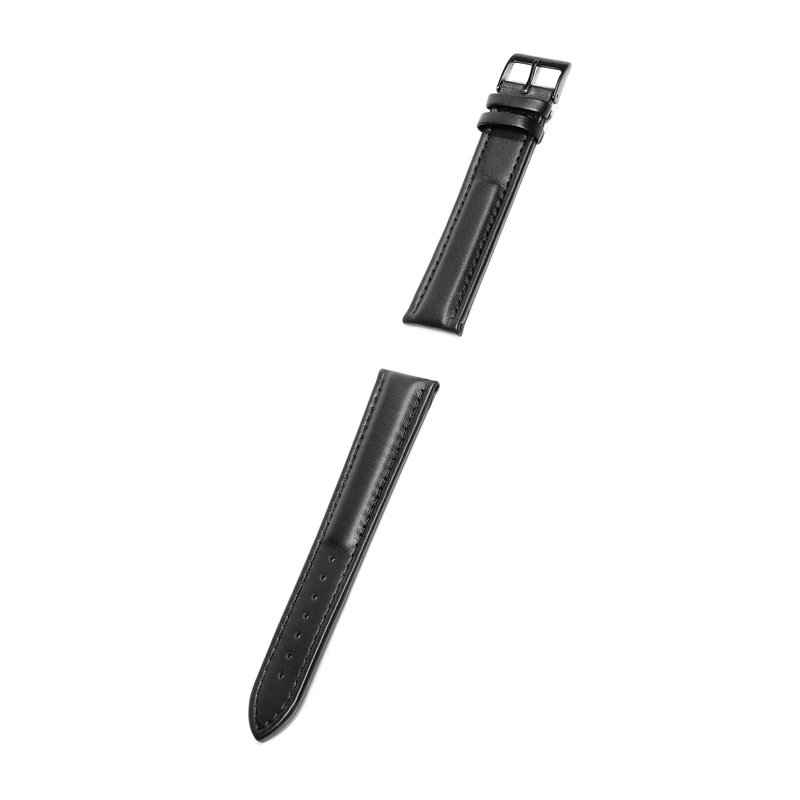 Lederband Schwarz 22mm