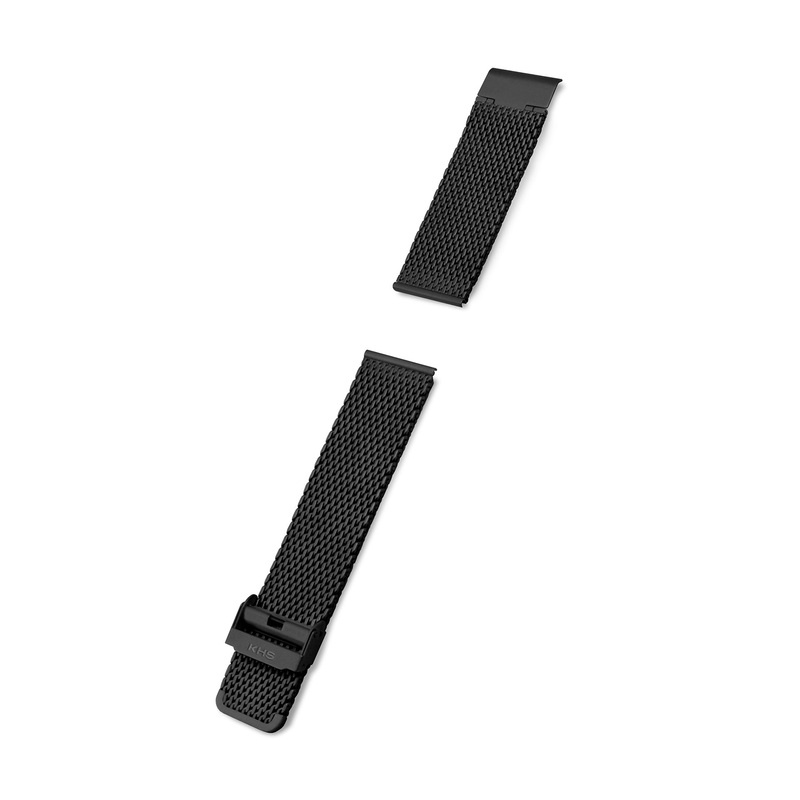 Maschenband Schwarz 22mm