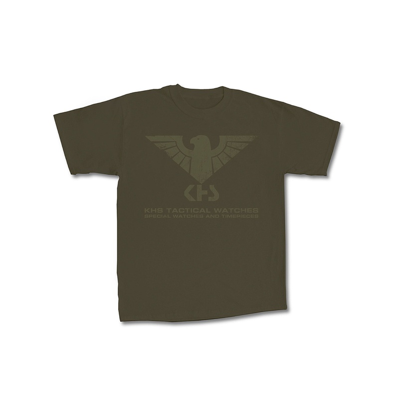 KHS T-Shirt Adlerlogo Oliv