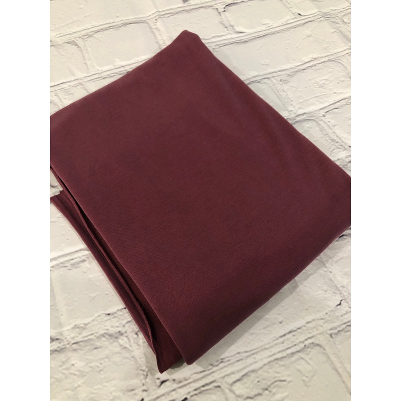 Cranberry Sandwash Modal Jersey