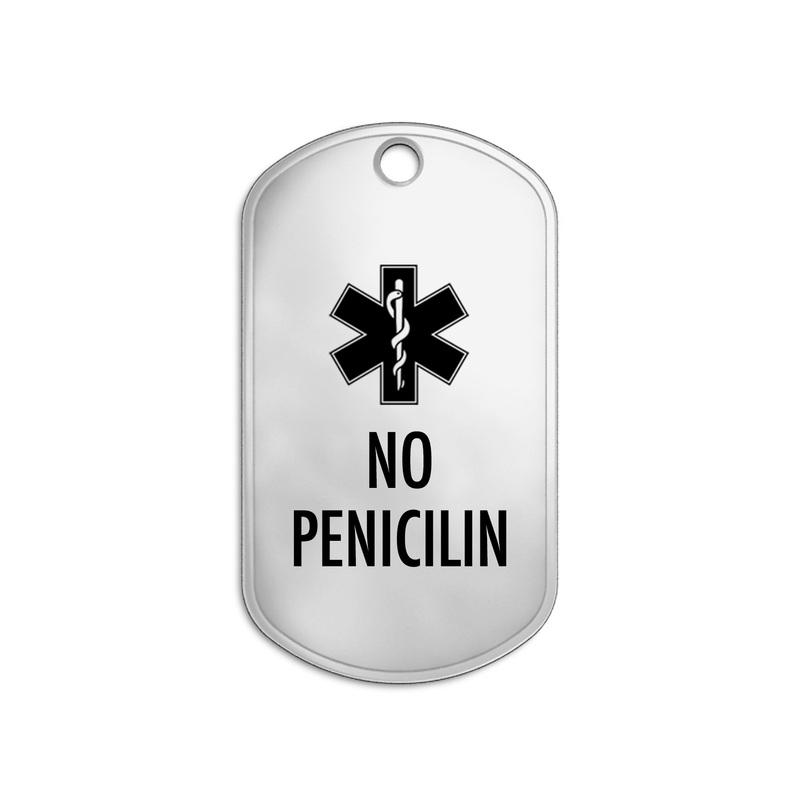 Dog Tag | MED. No Penicillin