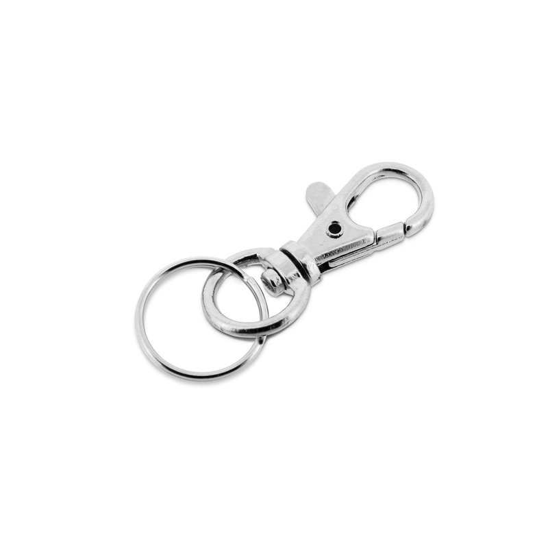 Karabiner mit Schlsselring  18 mm