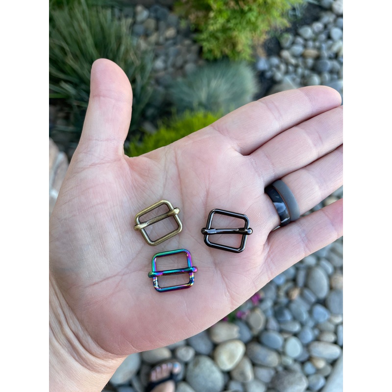 Thin Slide Strap Adjuster 1/2 Wide (5packs)