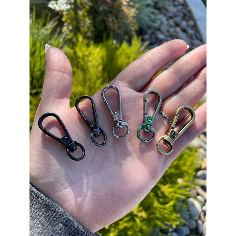 Thin 1/2 swivel clasps 2 pack