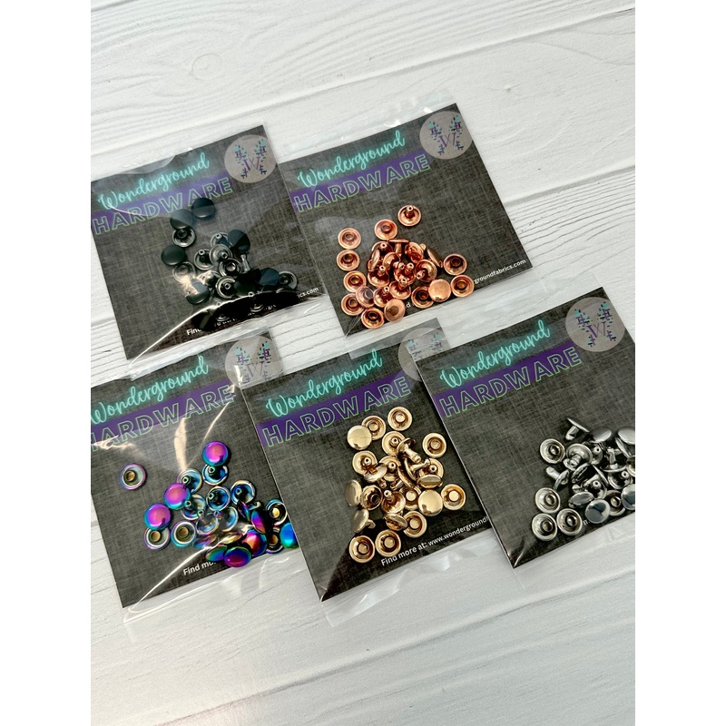 Double Cap Rivets (12 pack)