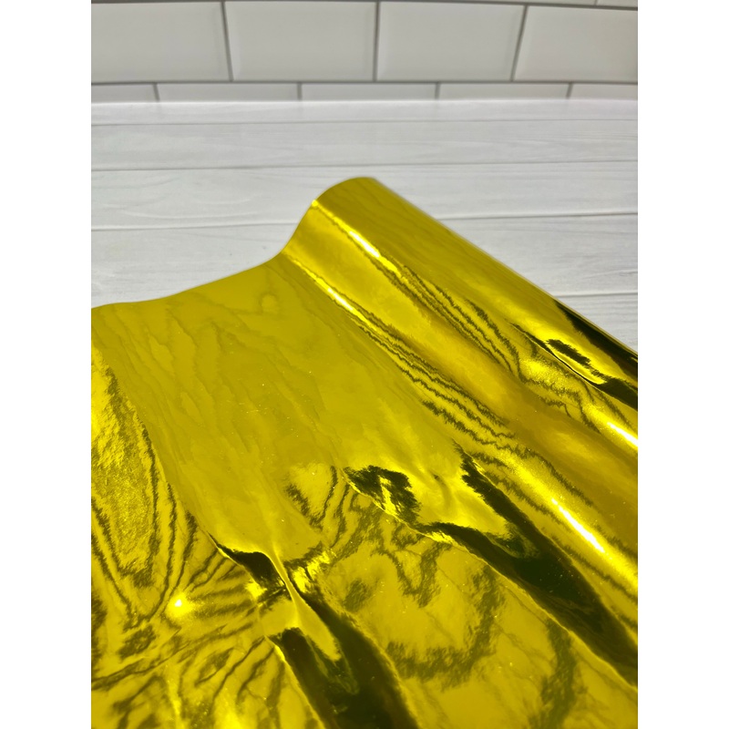 Bright Gold Metallic Mirror Vinyl