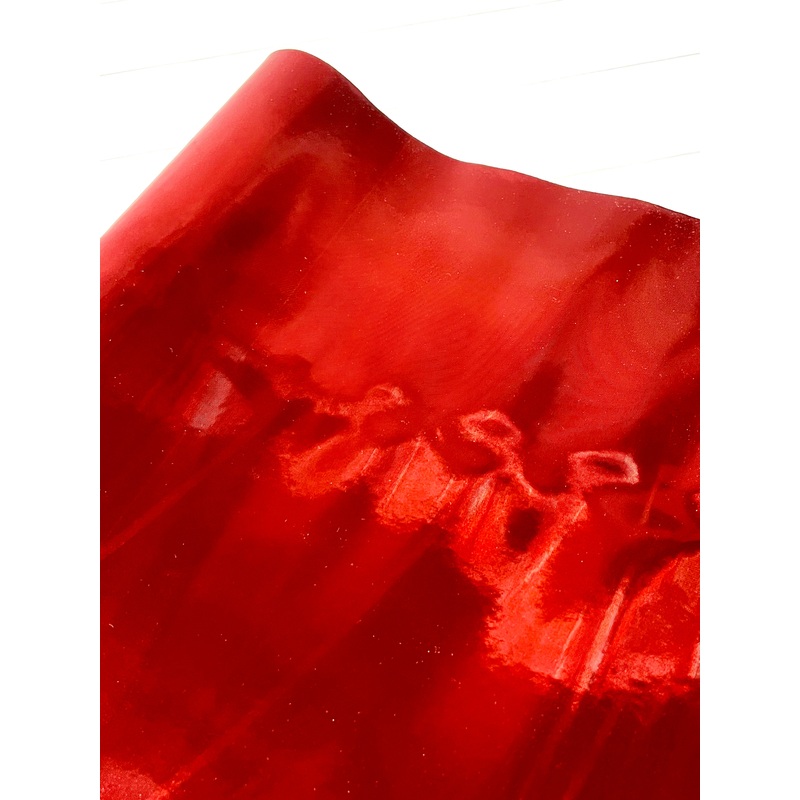 Textured Metallic Ruby Red Vinyl