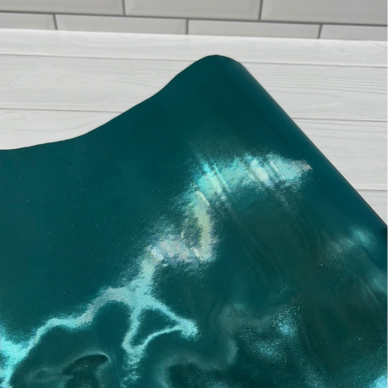 Turquoise Metallic textured Vinyl