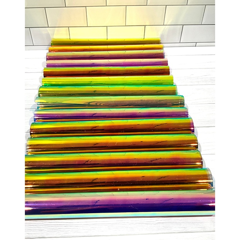 Clear reflective Colorshift  TPU Vinyl