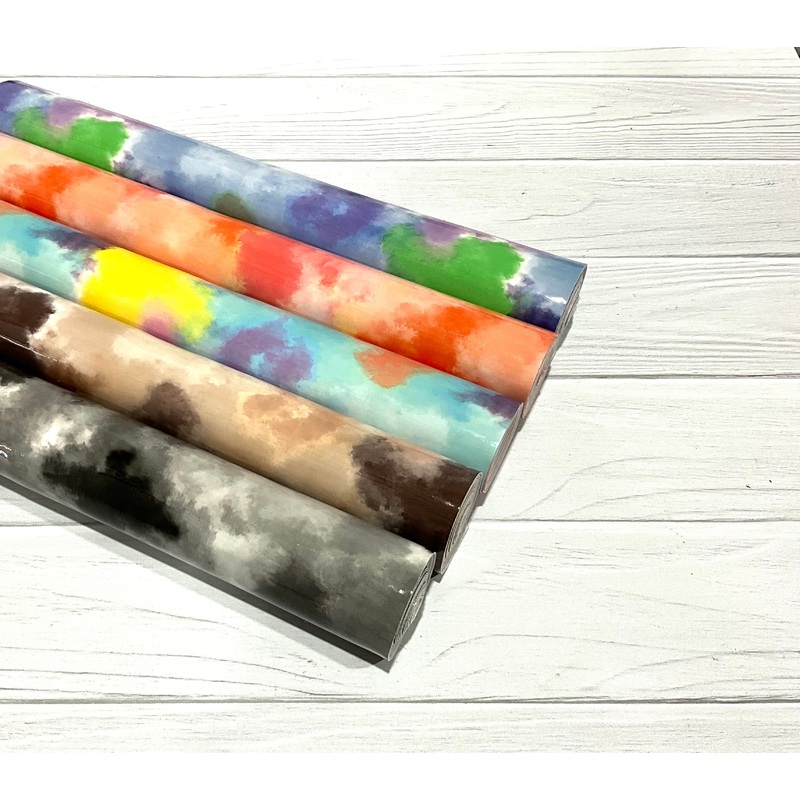 Tie-dye Watercolor Glossy Vinyl