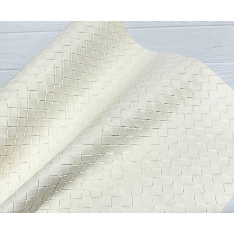 White Diamond Weave Vinyl