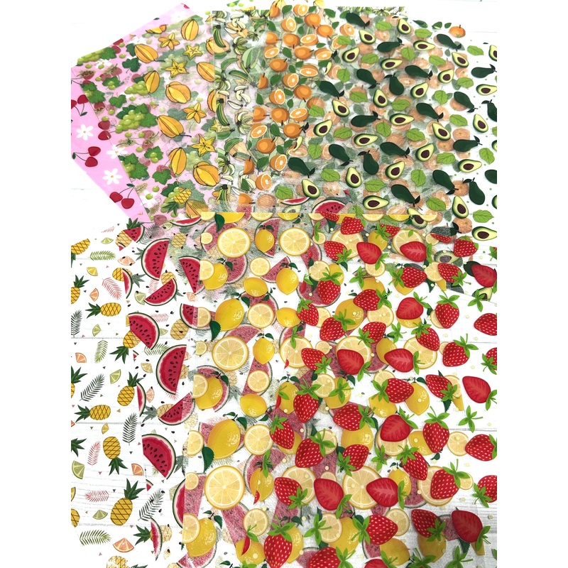 Clear Vinyl sheets- 10 pack