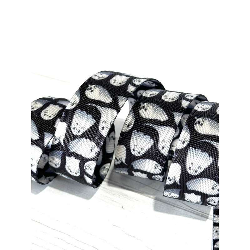 Cutesy Ghosts 1 Seatbelt Webbing