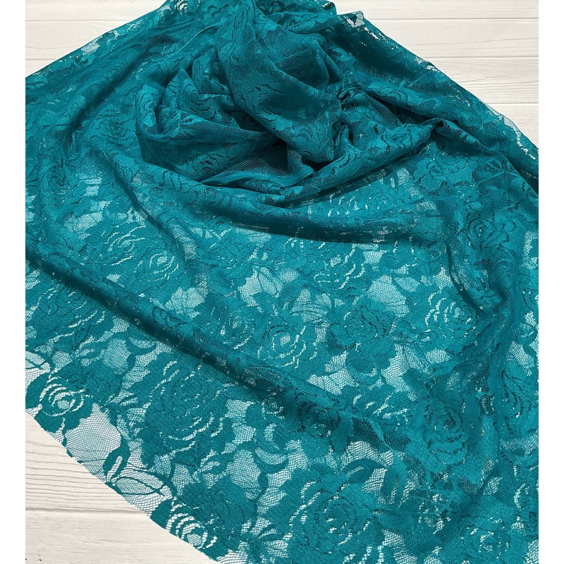 Stretch Lace – Teal