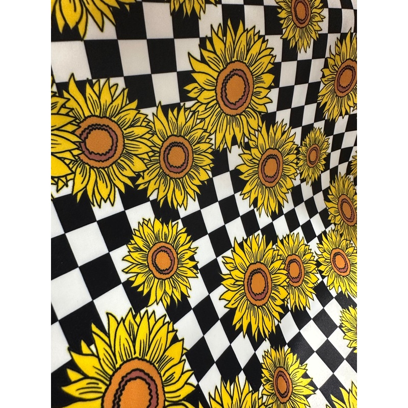 Sunflower Check Lux Bonded Poly/Nylon