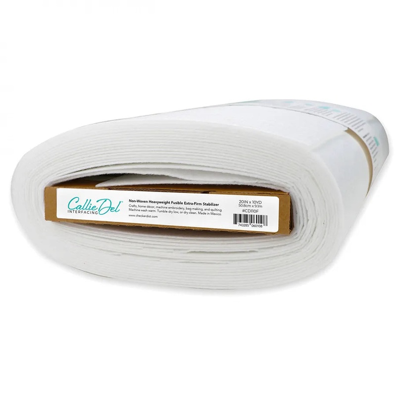 Callie Del Interfacing || Non-Woven Heavyweight Fusible Extra-Firm Stabilizer