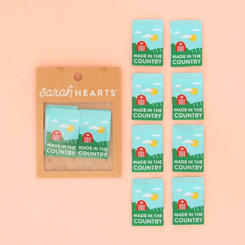 Made in the Country -Sewing Woven Clothing Label Tags