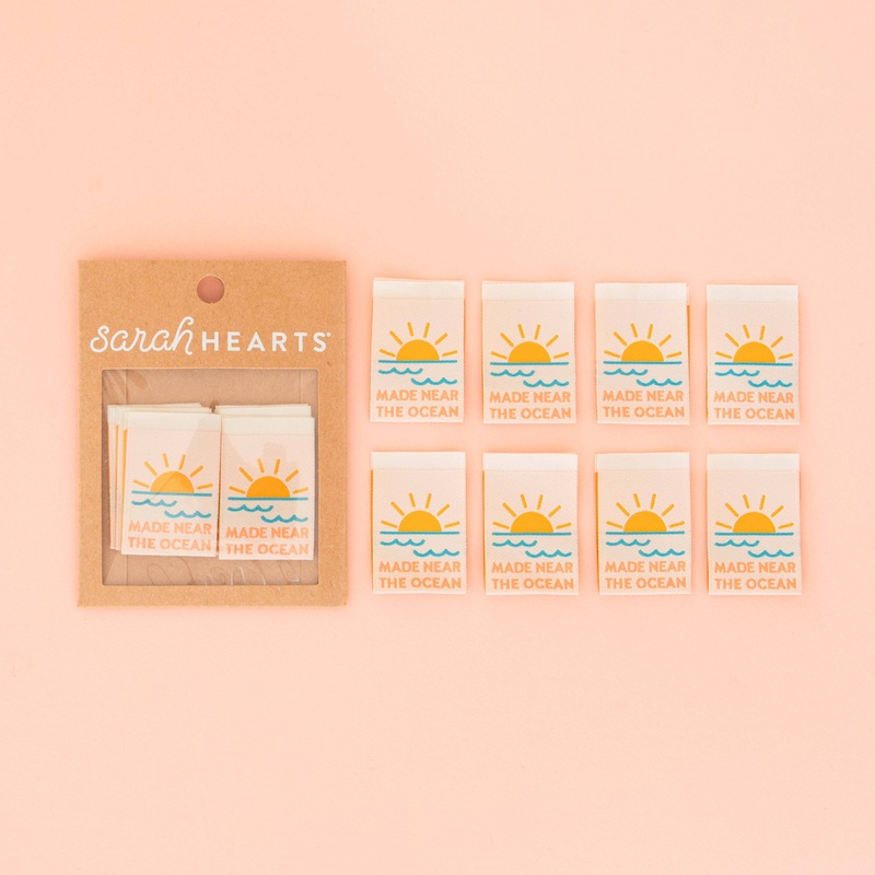 Made Near the Ocean -Sewing Woven Clothing Label Tags