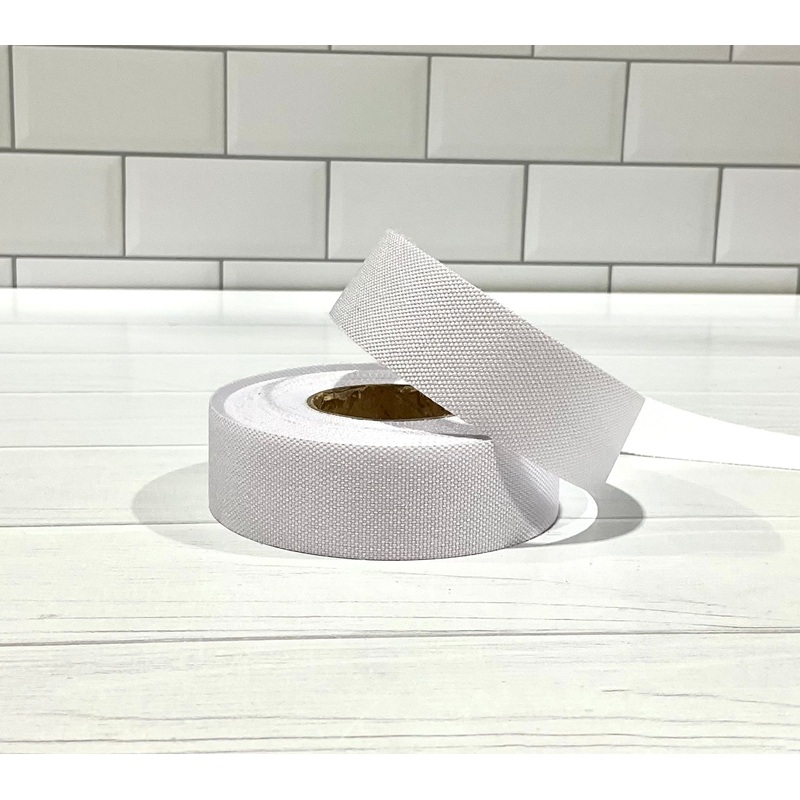 White Water Resistant Canvas 1 Binding – 10yd Rolls
