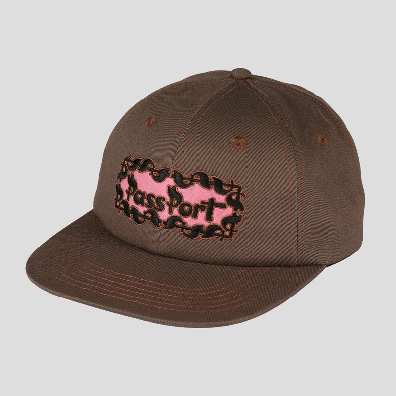 Pattoned Casual Cap – Bark