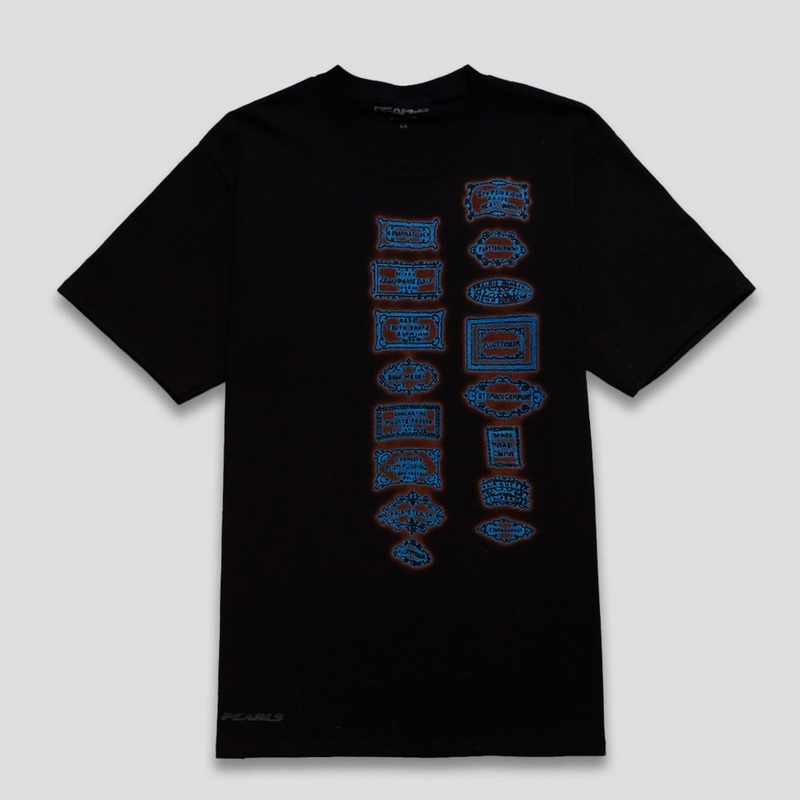 Pearls Ephemera Tee – Black