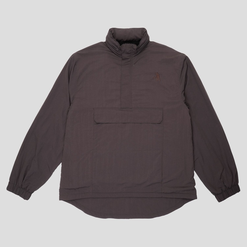 Pullover Lined Spray Jacket RPET – Dark Chocolate
