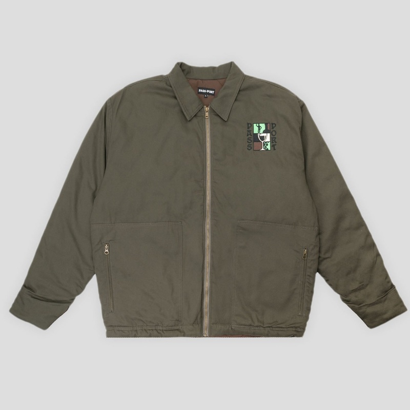 Dine Em’ Workers Jacket – Olive