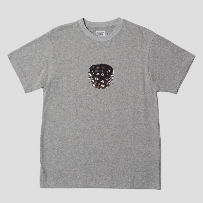 Hoddle Stud Tee – Grey Heather