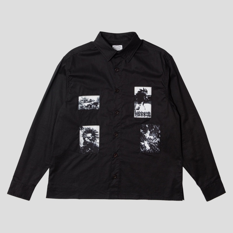 Hoddle Vision Of Hell Oxford Shirt – Black