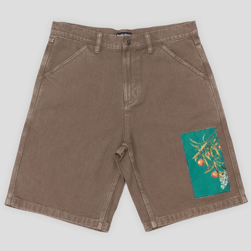 Quandong Workers Club Jean Short – Washed Brown