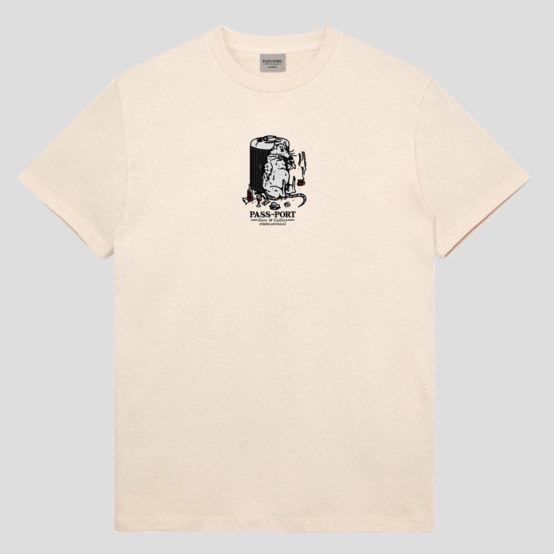 Store & Gallery Exclusive Bin Rat Tee – Natural