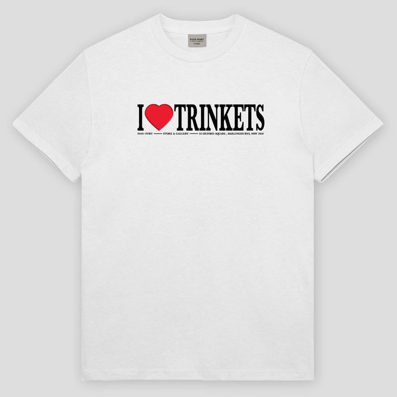 Store & Gallery Exclusive I Love Trinkets Tee – White