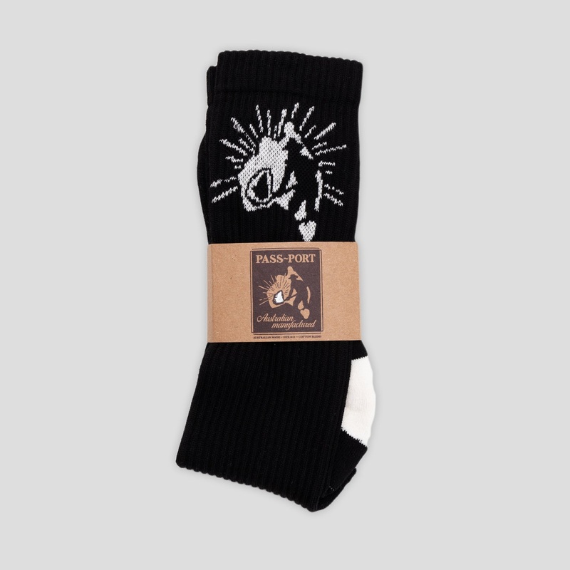 Australian Manufactured Socks – Black