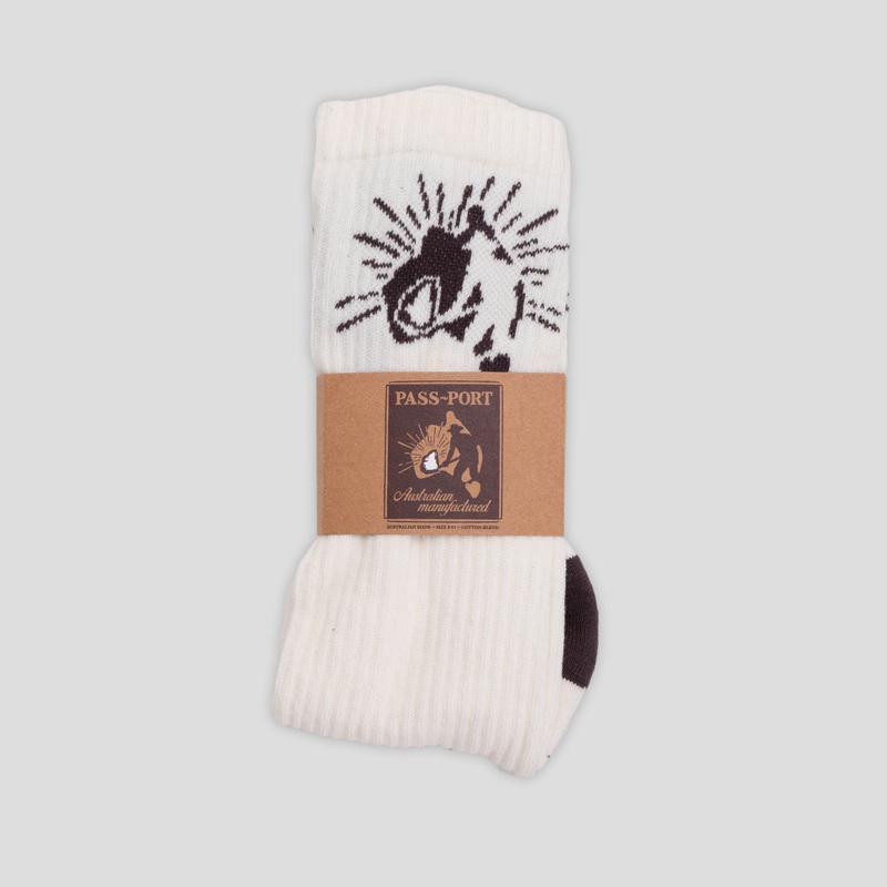 Australian Manufactured Socks – White