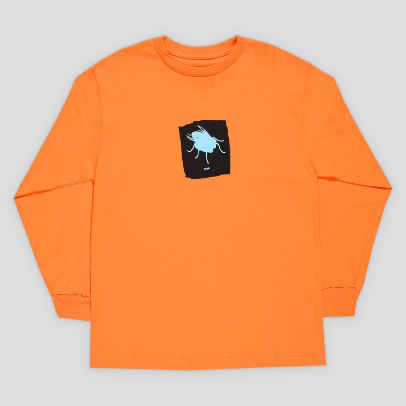 Glue Skateboards The Fly Long-Sleeve – Orange