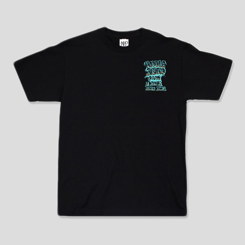 HODDLE BISTRO TEE BLACK
