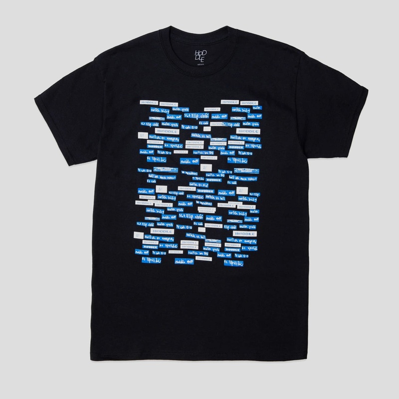 HODDLE LIST TEE BLACK