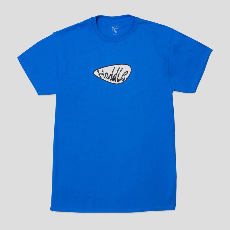 HODDLE WASHING LOGO TEE ROYAL BLUE