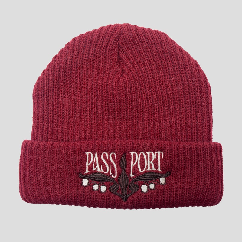 Lily of The Valley Beanie – Red