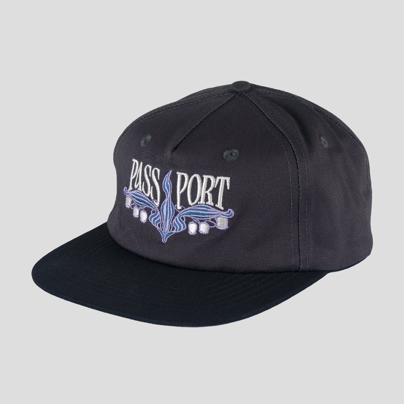 Lily of The Valley Workers Cap – Tar / Pitch Black