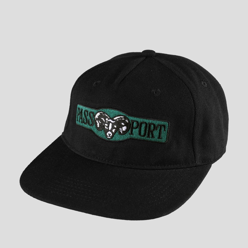 Ram Heavy Canvas Workers Cap – Black