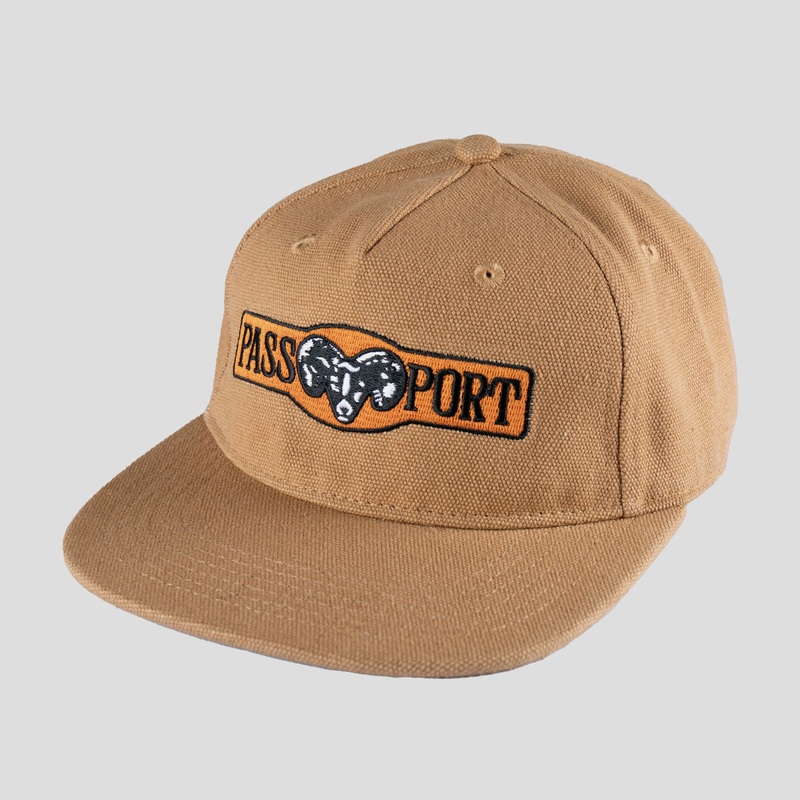Ram Heavy Canvas Workers Cap – Camel