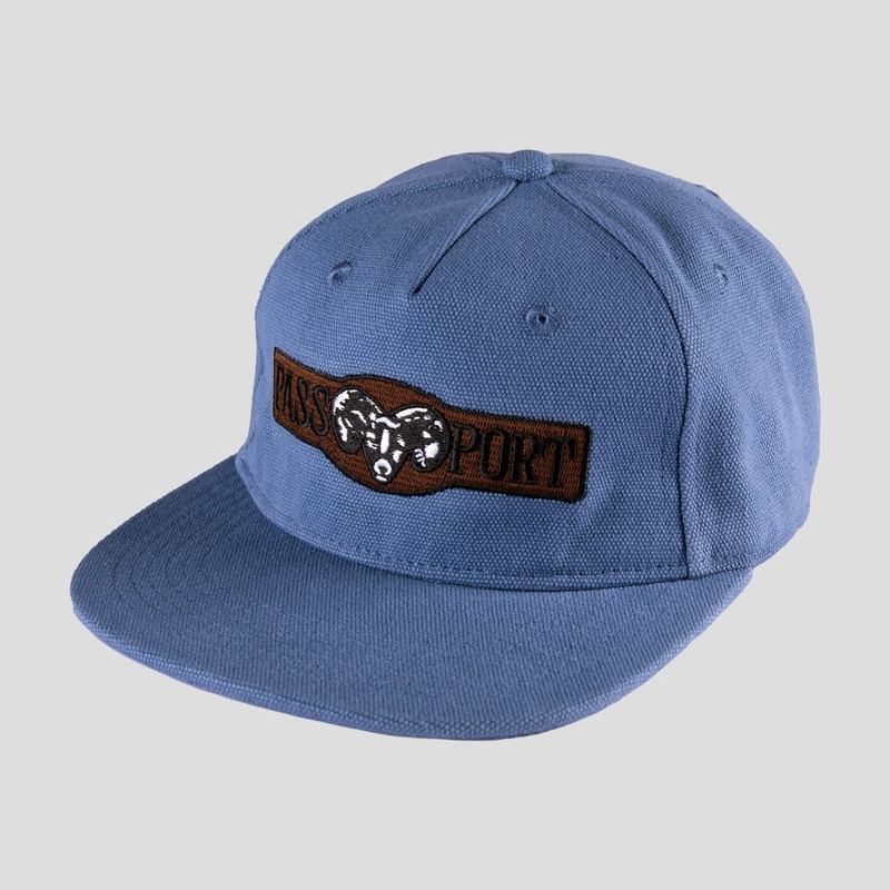 Ram Heavy Canvas Workers Cap – Steel Blue